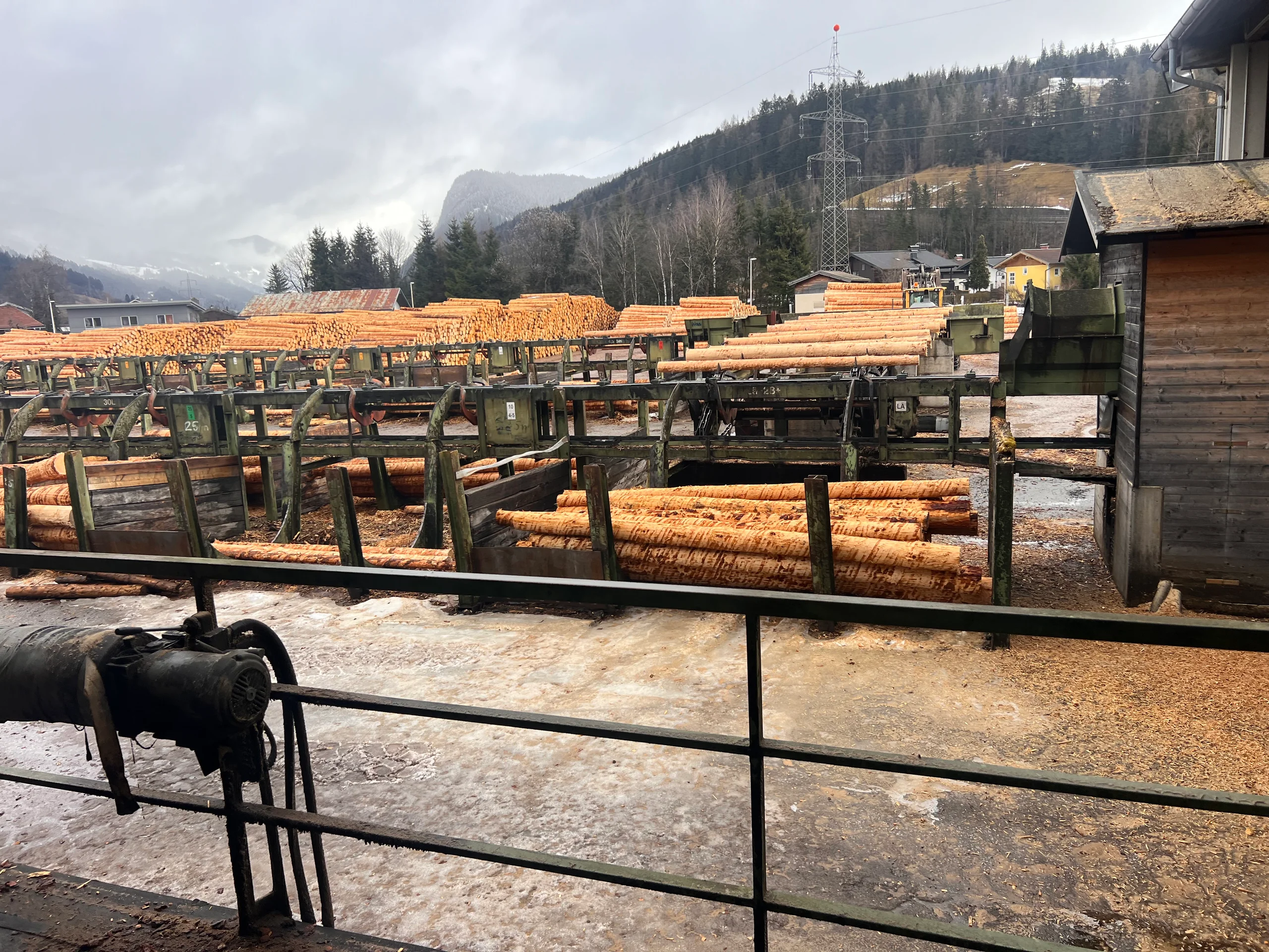 Třídírna kulatiny s odkorňovačem - Obrázek 12