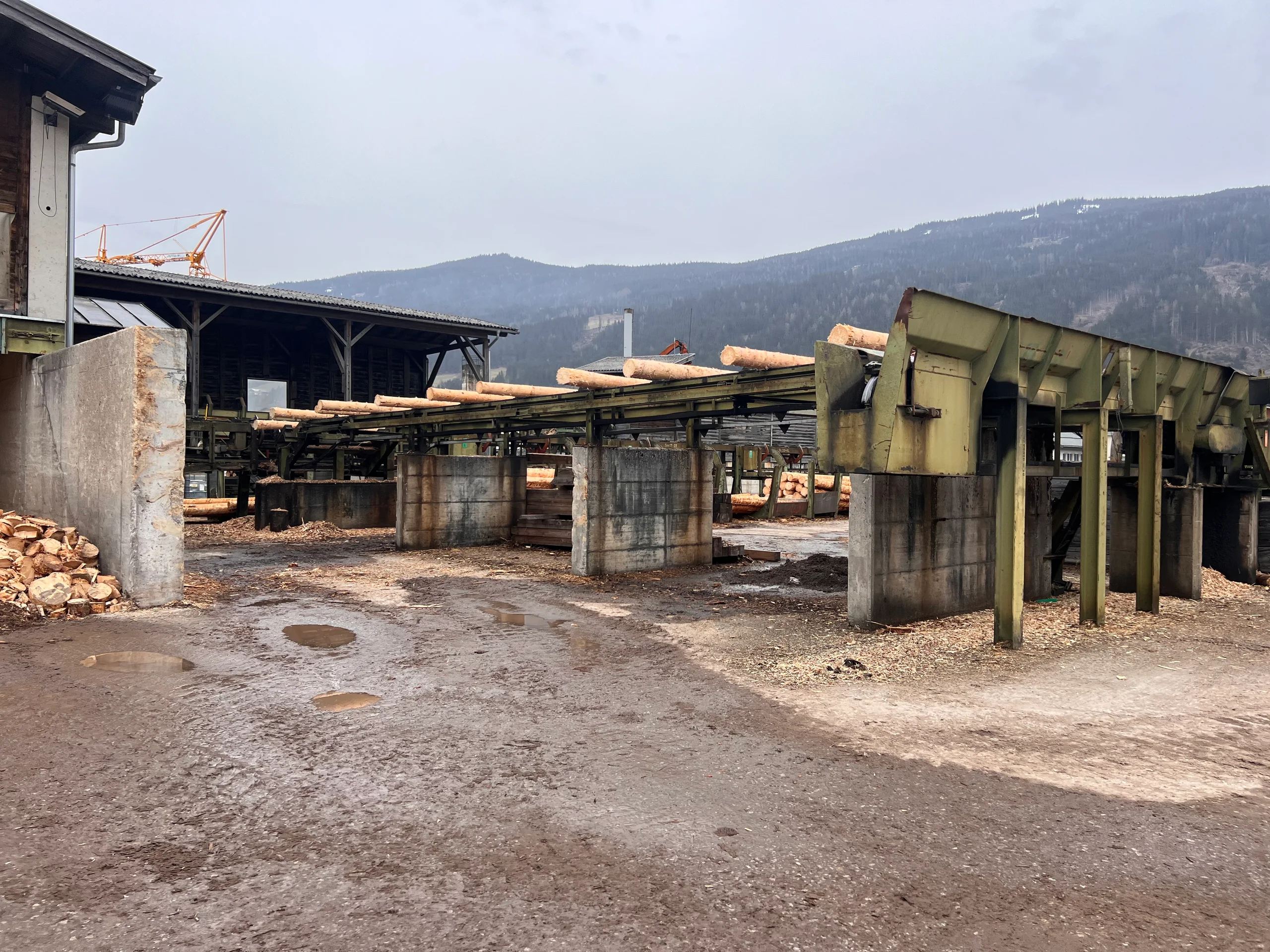 Třídírna kulatiny s odkorňovačem - Obrázek 18