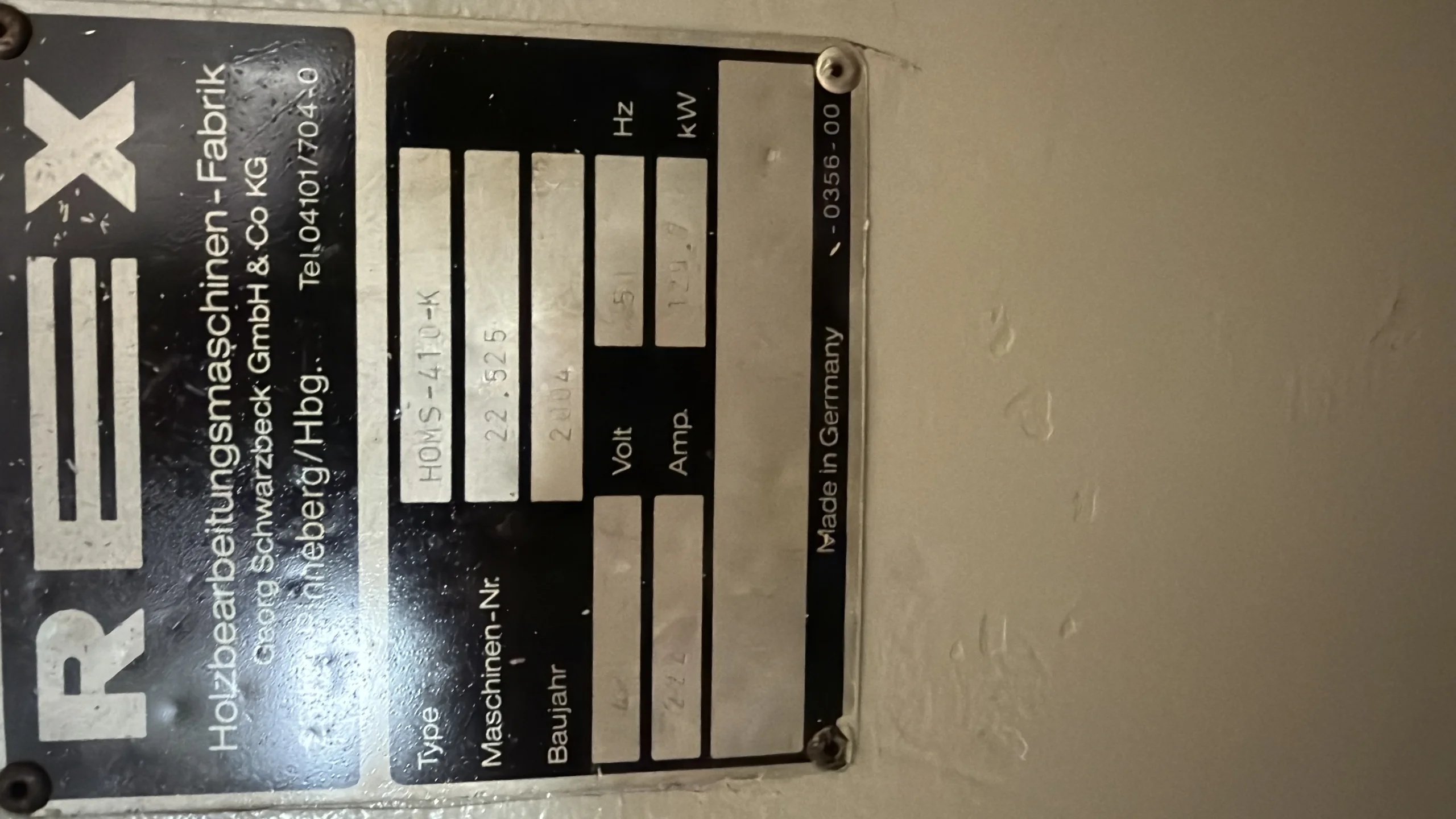 Vysoce výkonná dvoustranná kombinovaná pila REX model: HOMS-410-K (MSS + A + D + MS-SP) - Obrázek 4