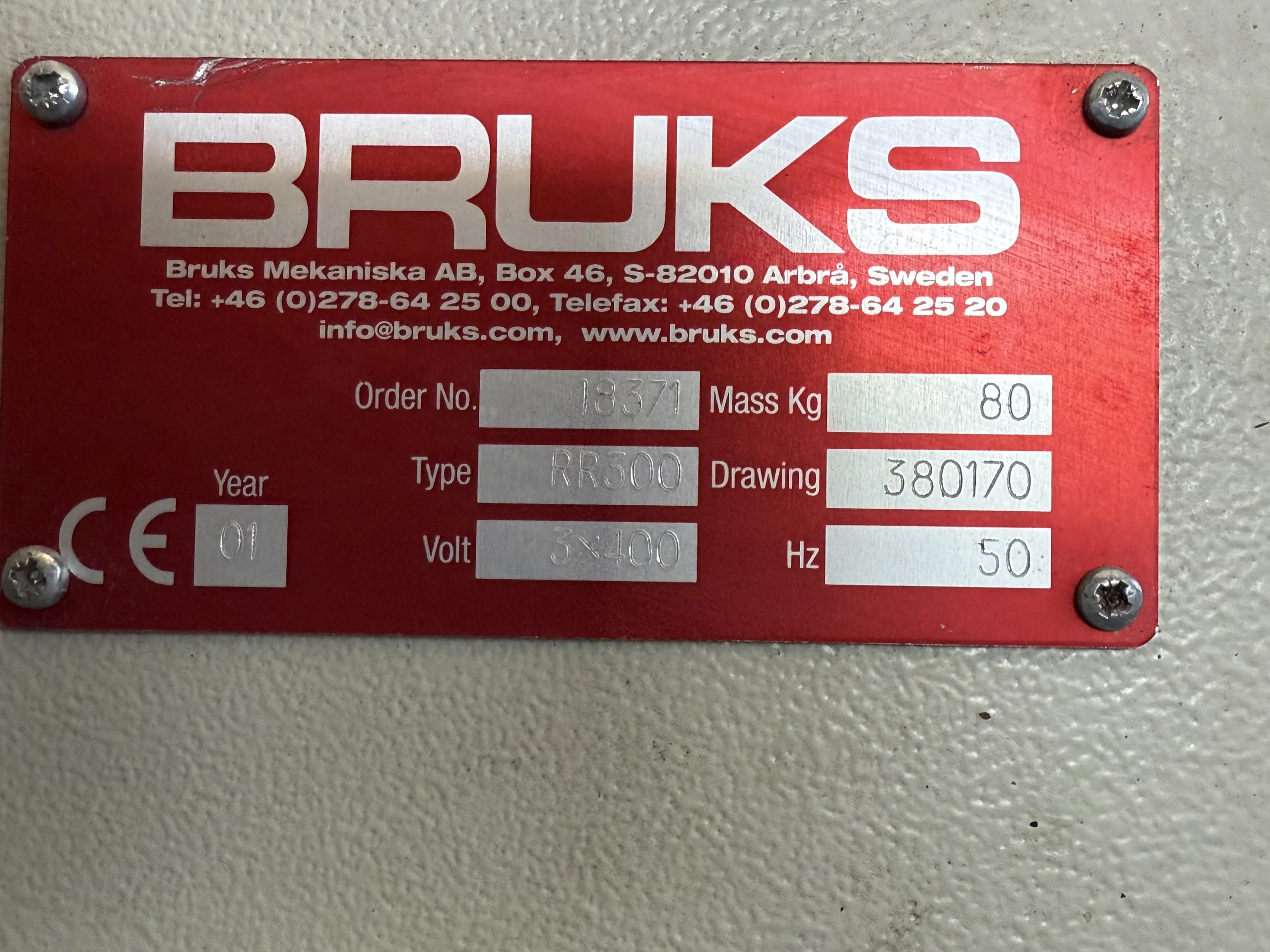 SIWERTELL BRUKS RR800 kořenový reduktor - Obrázek 3